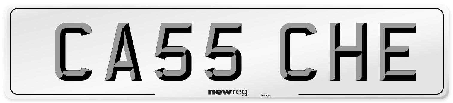 CA55 CHE Number Plate from New Reg
